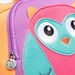 OOPS Owl Printed Backpack with Zip Closure-Backpacks-thumbnail-2