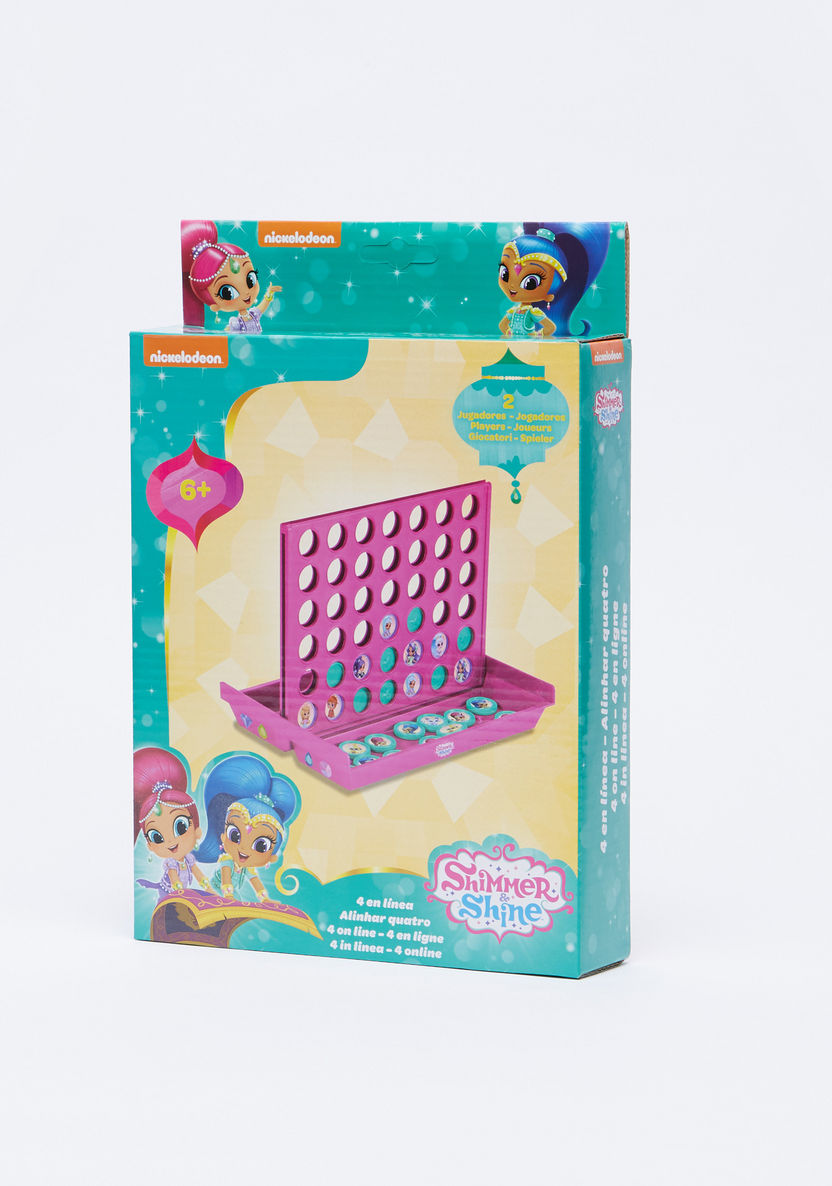 Shimmer and Shine Printed 4 in Line Board Game-Blocks%2C Puzzles and Board Games-image-0