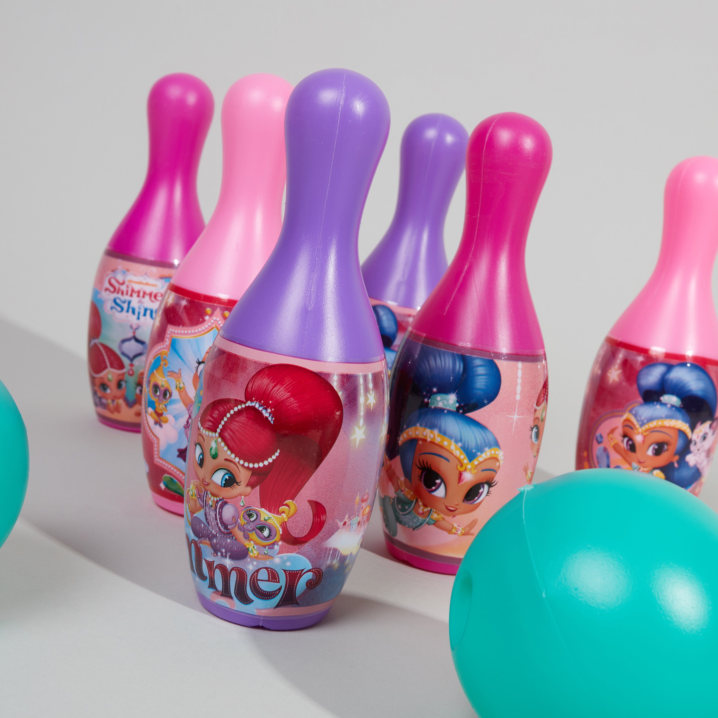 Shimmer and shine bowling hot sale set