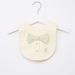 Giggles Printed Bow Applique Bib with Snap Closure-Accessories-thumbnail-0