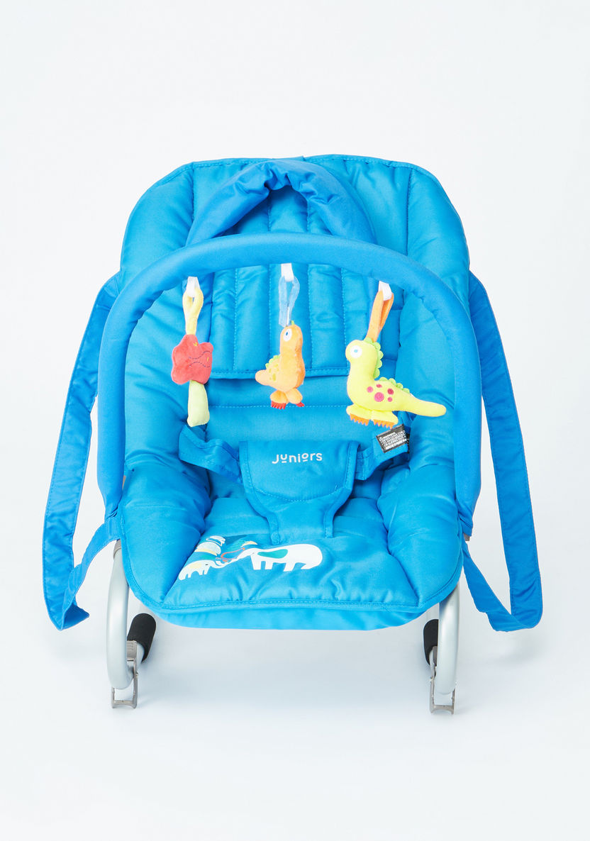 Juniors Fossil Baby Rocker with Toy Bar-Infant Activity-image-2