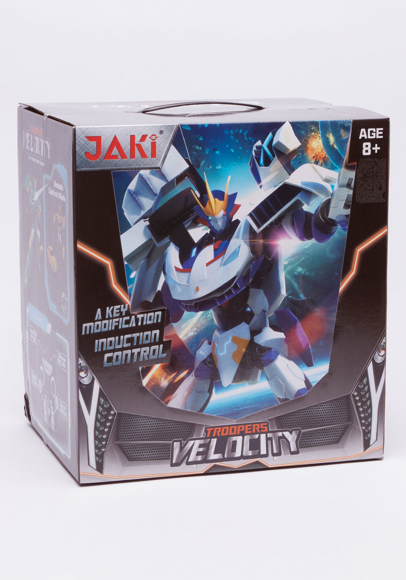 Velocity Troopers Transformer Robot Toy with Remote Control-Remote Controlled Cars-image-0
