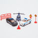 Police Parking Lot Playset - 7 Pieces-Gifts-thumbnail-1