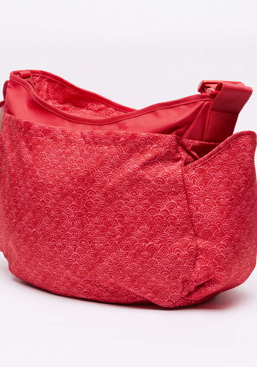 Okiedog Printed Diaper Bag with Zip Closure-Diaper Bags-image-1