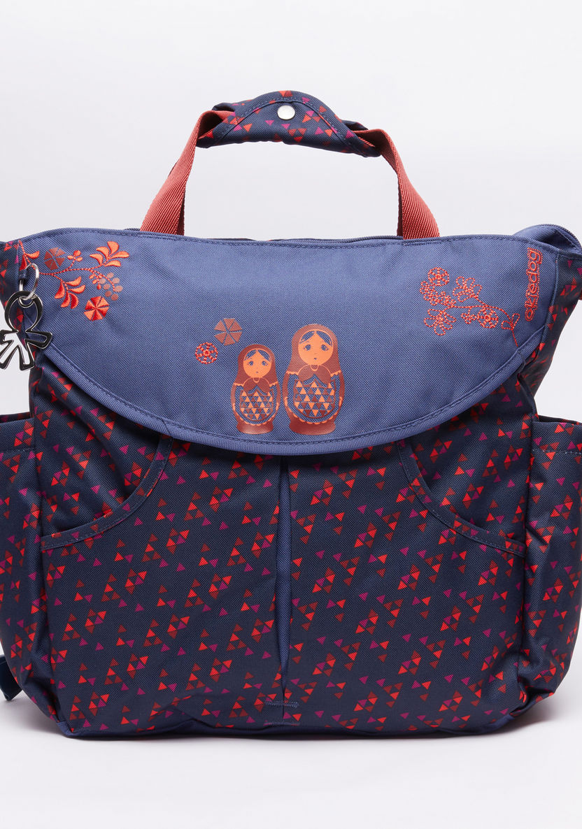 Okiedog Printed Diaper Bag with2 Pouches-Diaper Bags-image-5