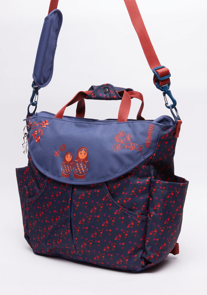 Okiedog Printed Diaper Bag with2 Pouches-Diaper Bags-image-6