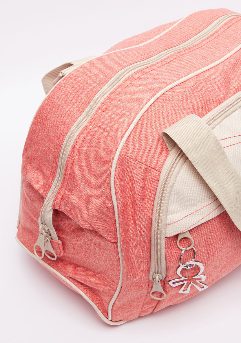 Okiedog Textured Diaper Bag with Zip Closure-Diaper Bags-image-3