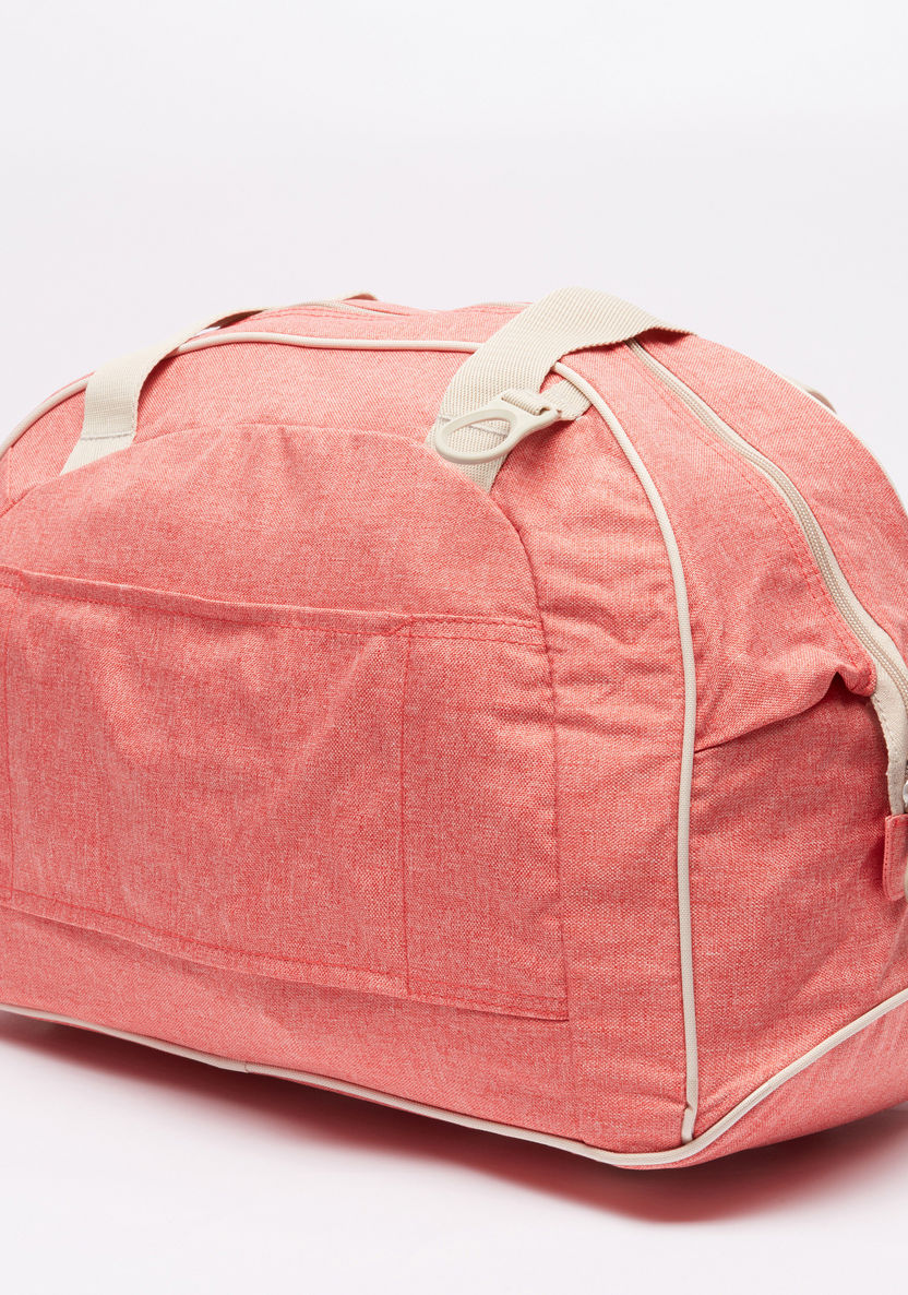 Okiedog Textured Diaper Bag with Zip Closure-Diaper Bags-image-4