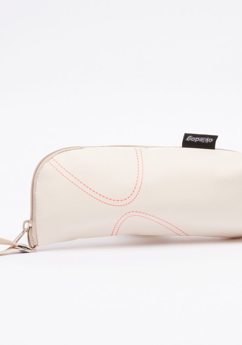 Okiedog Textured Diaper Bag with Zip Closure-Diaper Bags-image-6