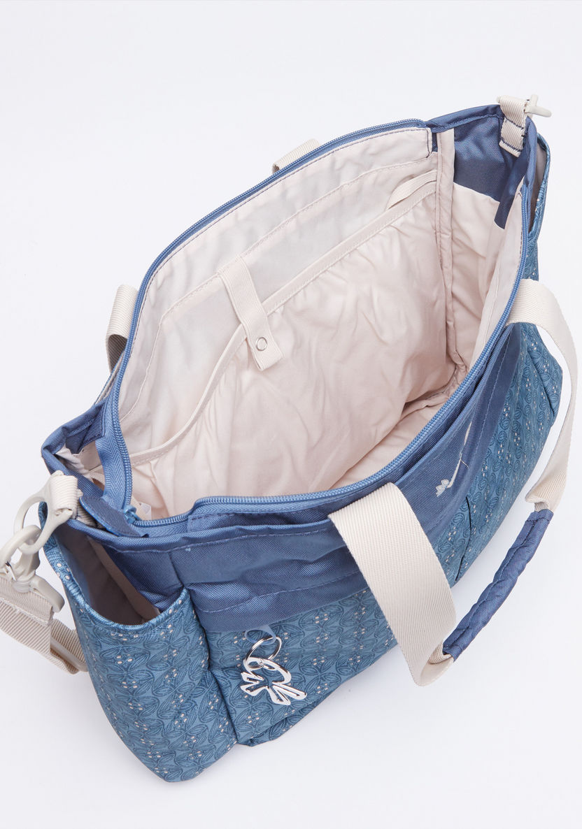 Okiedog Printed Diaper Bag with Zip Closure-Diaper Bags-image-4