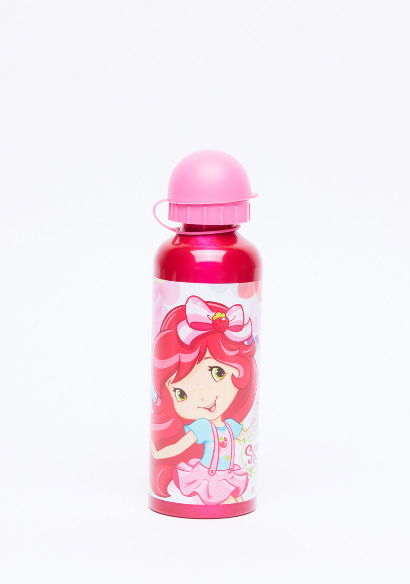 Strawberry Shortcake Printed Water Bottle-Water Bottles-image-0