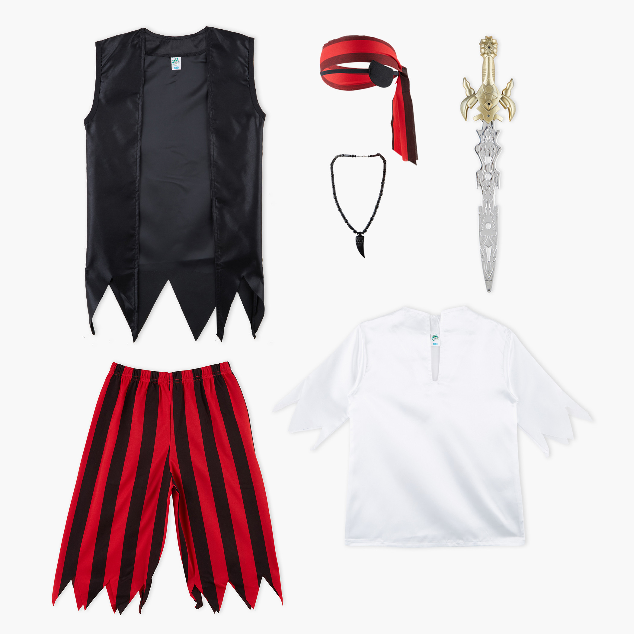 مجموعة زي القراصنة من 7 قطع-boys-clothing-costumes-image-2