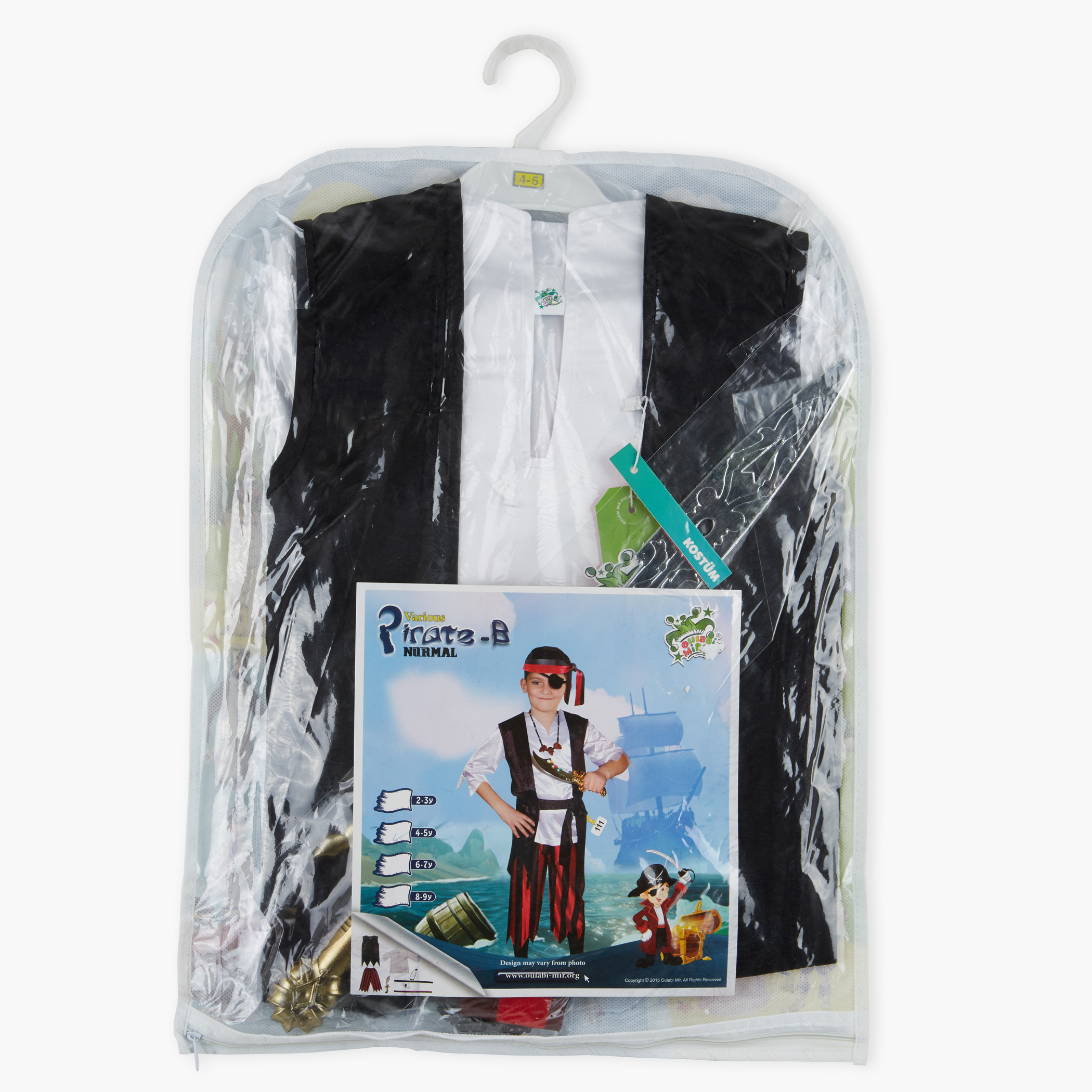 مجموعة زي القراصنة من 7 قطع-boys-clothing-costumes-image-4