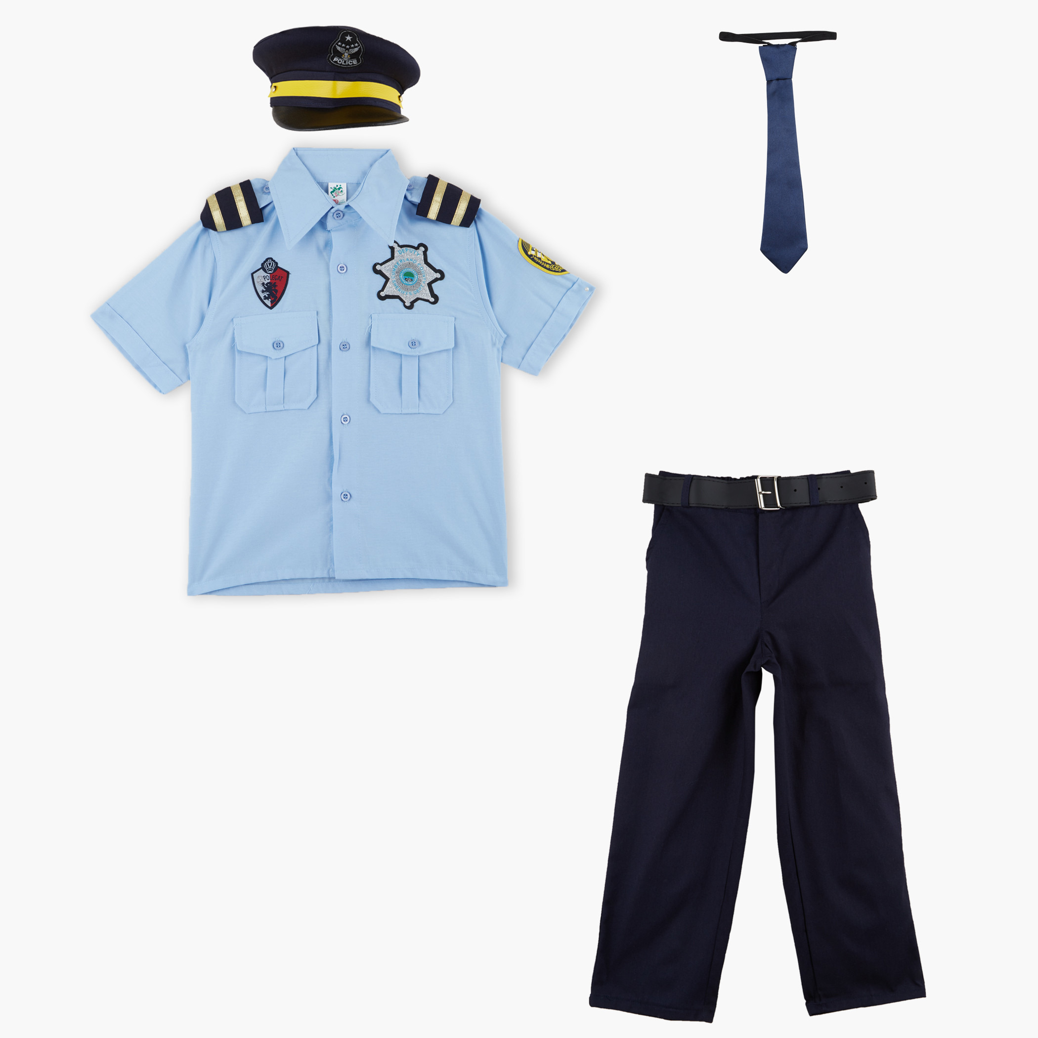 طقم زي الشرطي مكون من خمس قطع-boys-clothing-costumes-image-2