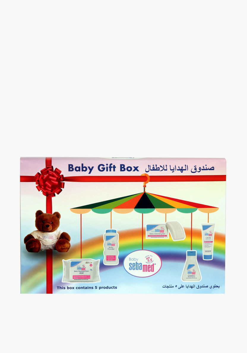 Sebamed 5-Piece Baby Bath Gift Box-Hair%2C Body and Skin-image-0