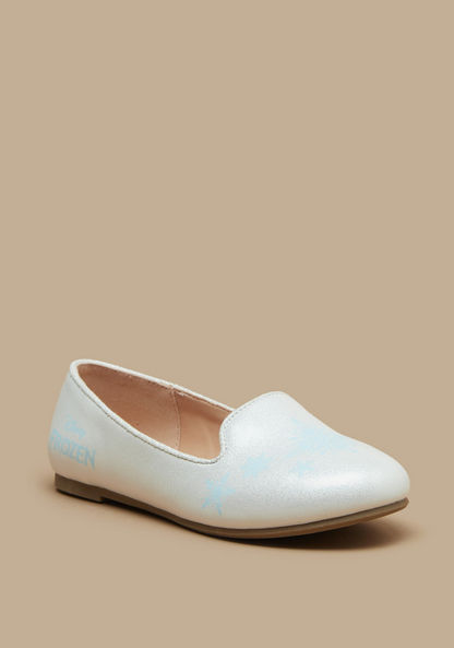 Disney Printed Slip-On Round Toe Ballerina Shoes-Girl%27s Ballerinas-image-0