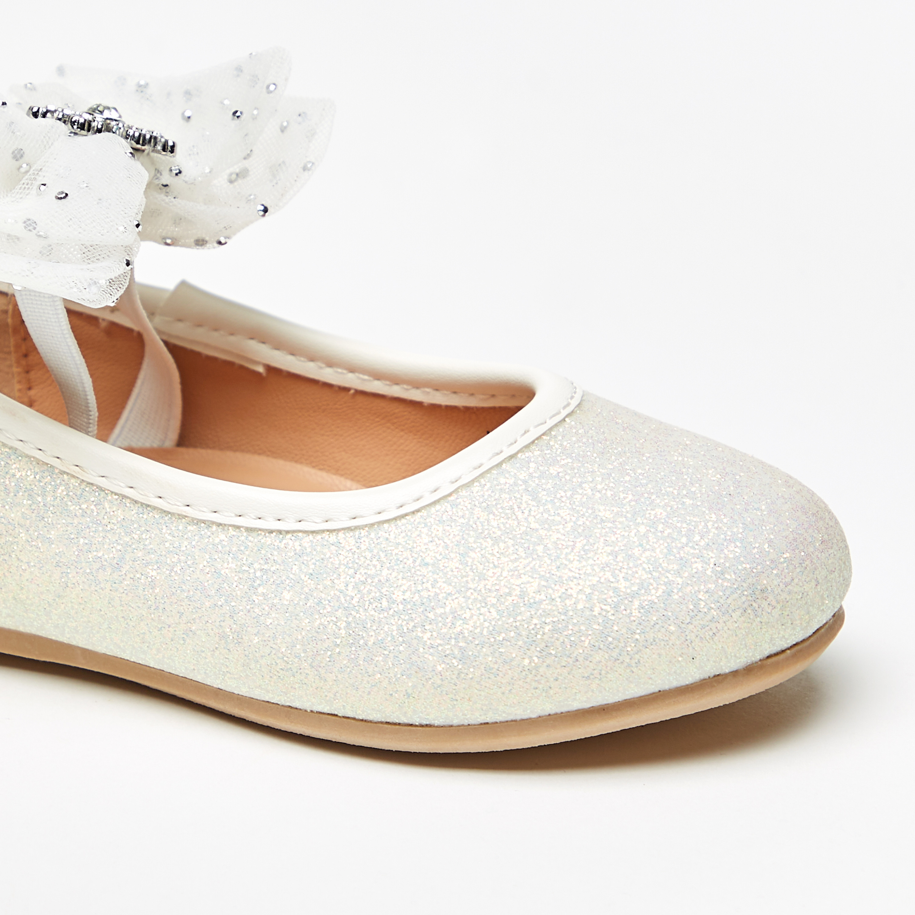 Disney Embellished Mary Jane Shoes with Bow Detail Strap-girls-shoes-maryjanes-image-5