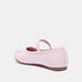 Barbie Print Round Toe Ballerina Shoes with Elasticated Strap-Girl%27s Ballerinas-thumbnailMobile-2