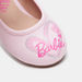 Barbie Print Round Toe Ballerina Shoes with Elasticated Strap-Girl%27s Ballerinas-thumbnail-3