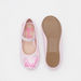 Barbie Print Round Toe Ballerina Shoes with Elasticated Strap-Girl%27s Ballerinas-thumbnailMobile-4