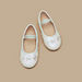 Disney Minnie Mouse Glitter Textured Ballerina Shoes-Girl%27s Ballerinas-thumbnailMobile-1