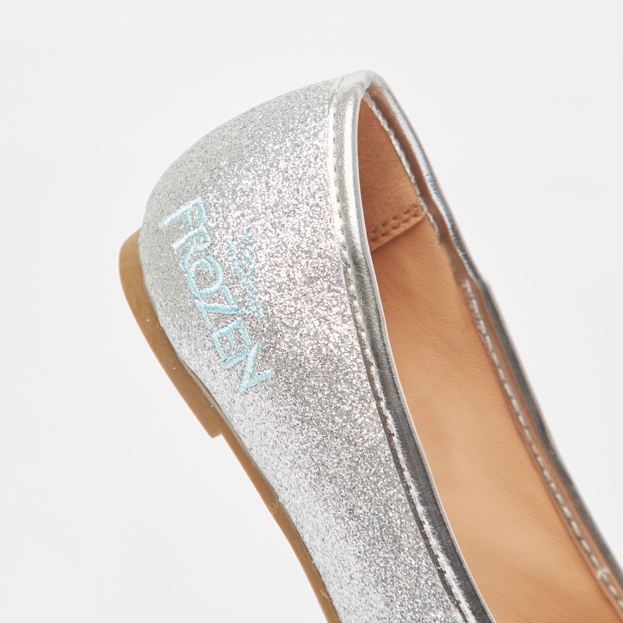 Disney Frozen Slip-On Ballerina Shoes with Glitter Detail-girls-shoes-ballerinas-image-4