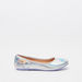 Disney Frozen II Print Round Toe Ballerina Shoes-Girl%27s Ballerinas-thumbnailMobile-0