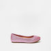 Barbie Embellished Slip-On Round Toe Ballerina Shoes-Girl%27s Ballerinas-thumbnail-0
