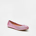 Barbie Embellished Slip-On Round Toe Ballerina Shoes-Girl%27s Ballerinas-thumbnailMobile-1