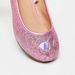 Barbie Embellished Slip-On Round Toe Ballerina Shoes-Girl%27s Ballerinas-thumbnailMobile-3