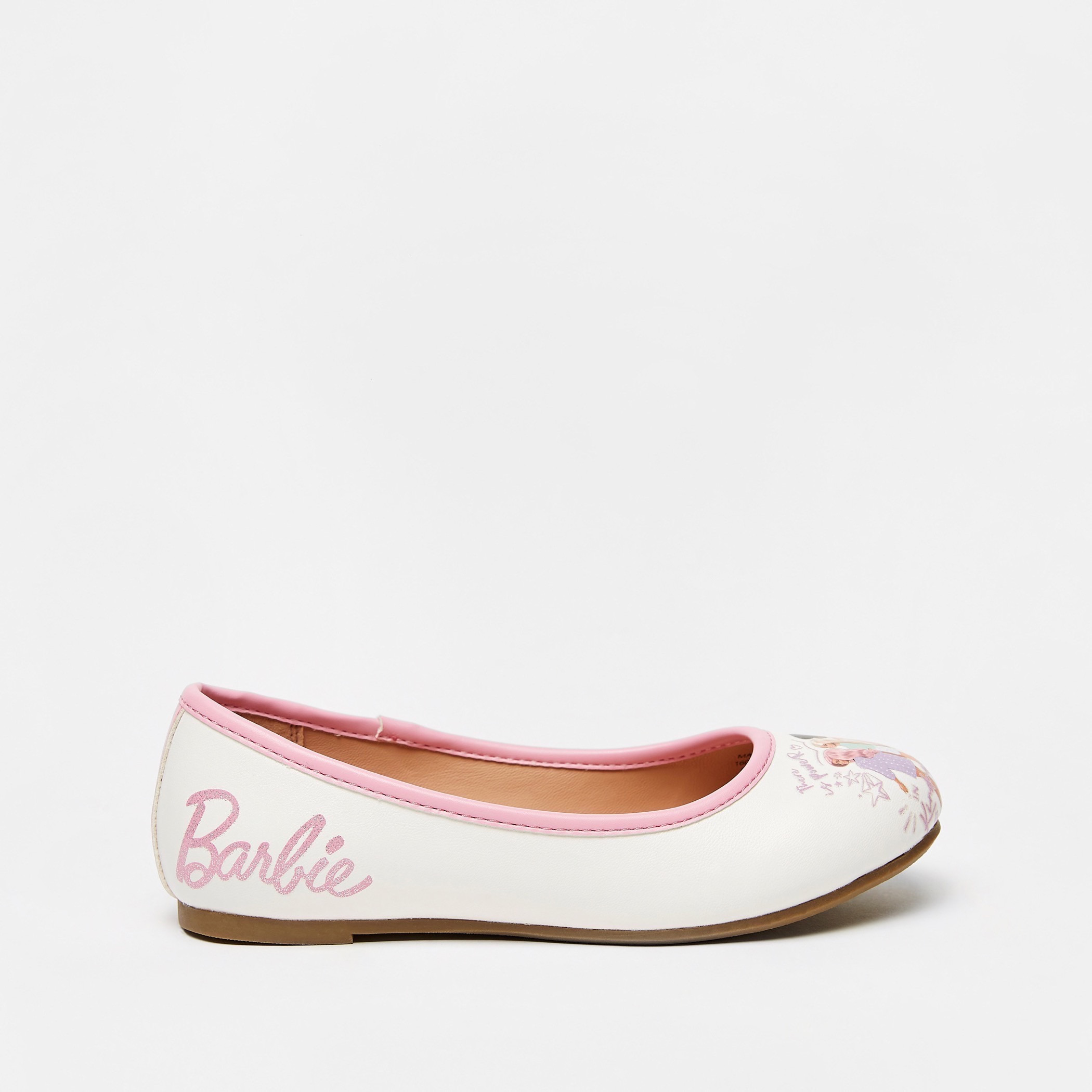 حذاء باليرينا سهل الارتداء بطبعات من باربي-girls-shoes-ballerinas-image-1