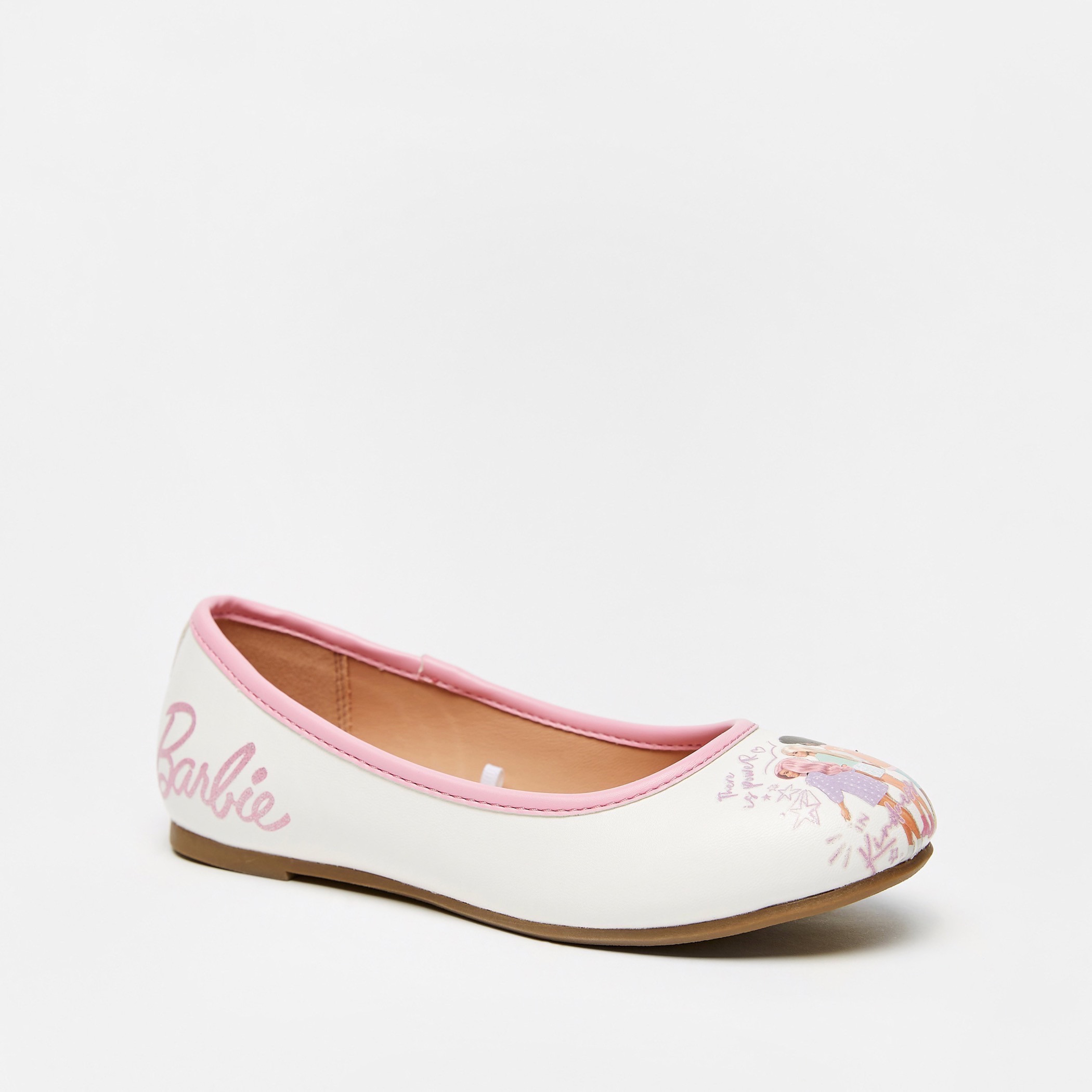 حذاء باليرينا سهل الارتداء بطبعات من باربي-girls-shoes-ballerinas-image-2