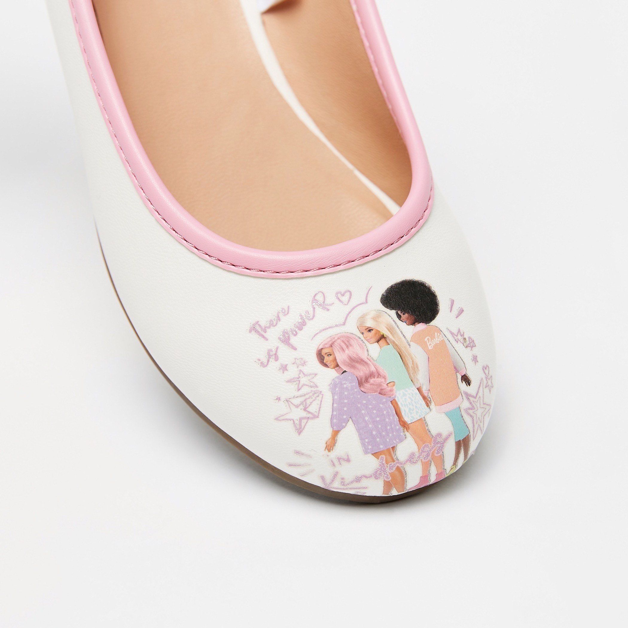 حذاء باليرينا سهل الارتداء بطبعات من باربي-girls-shoes-ballerinas-image-4