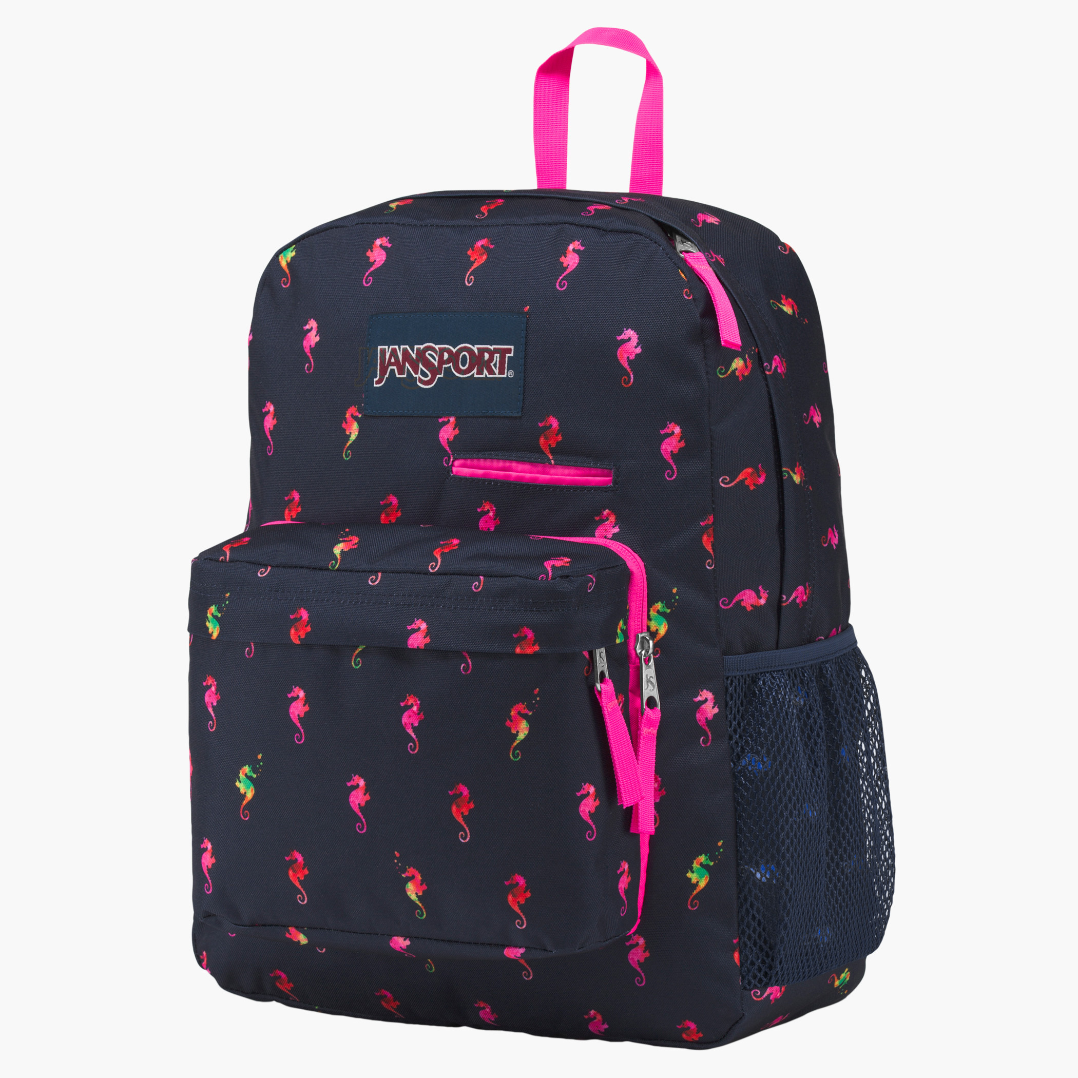 Jansport Printed Backpack with Zip Closure