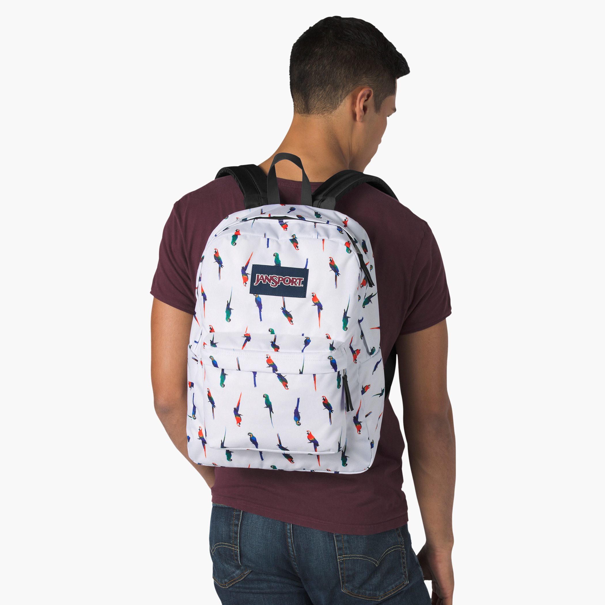 حقيبة ظهر بنقوش وسحّاب إغلاق من جان سبورت-school-bagsandbackpacks-backpacks-image-2