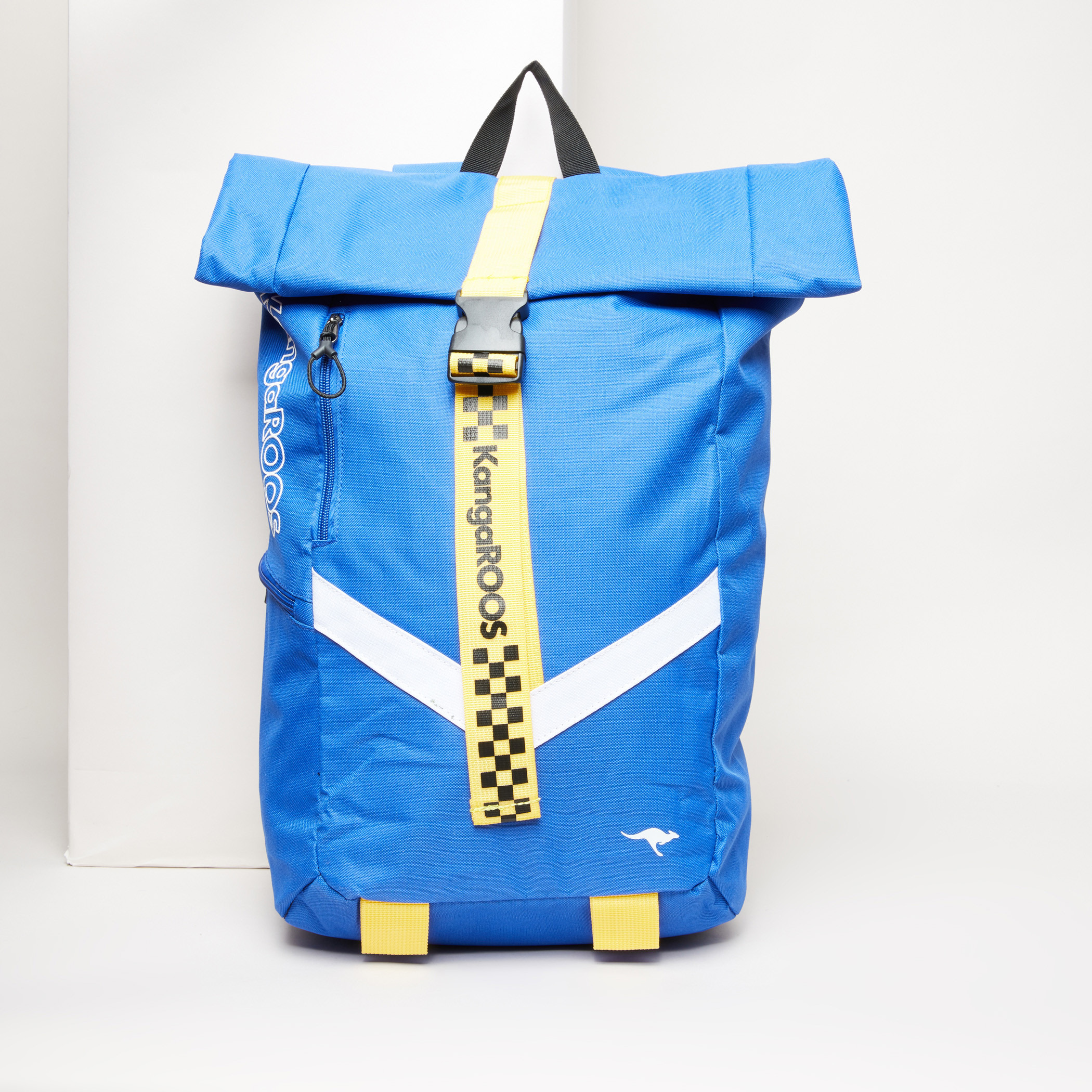 KangaROOS Textured Backpack with Buckle Closure-men-bags-image-7