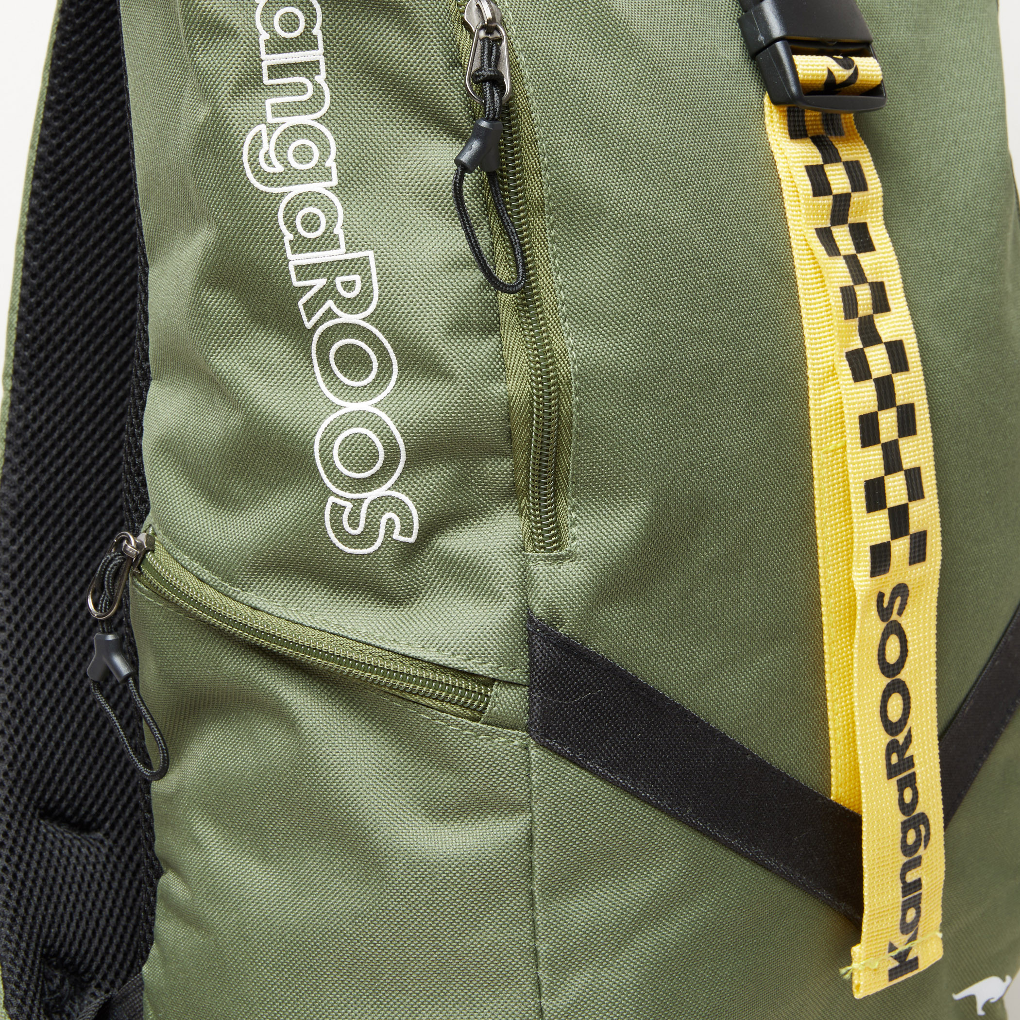 KangaROOS Textured Backpack with Buckle Closure-men-bags-image-4
