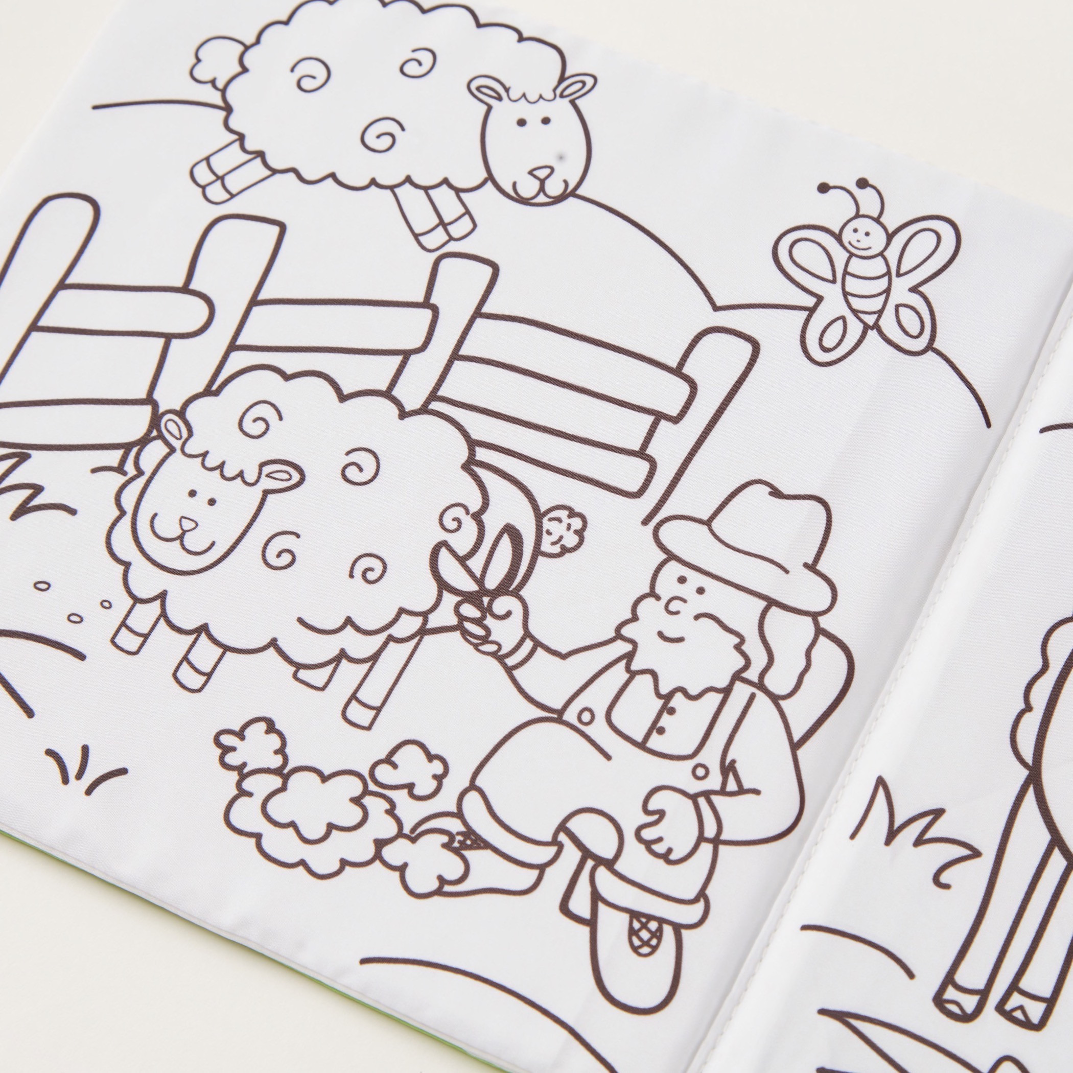 Juniors Farm Animals Washable Colouring Book and Markers Set-school-artsandcrafts-image-2