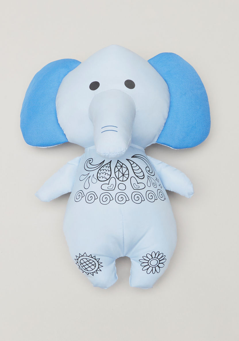 Juniors Washable Elephant Puppet and Colouring Markers Set-Gifts-image-3