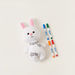 Juniors Washable Rabbit Shaped Puppet with Colouring Markers-Gifts-thumbnail-0