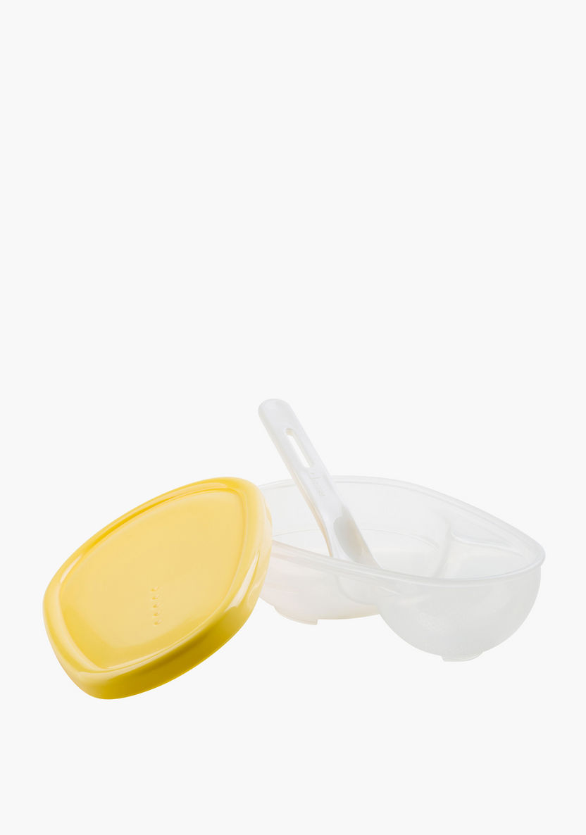 Pigeon Feeding Dish with Lid and Spoon-Lunch Boxes-image-0