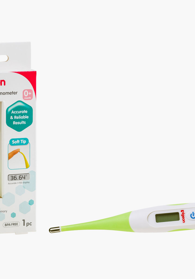 Pigeon Digital Thermometer with Flexible Soft Tip-Safety Essentials and Hygiene-image-0