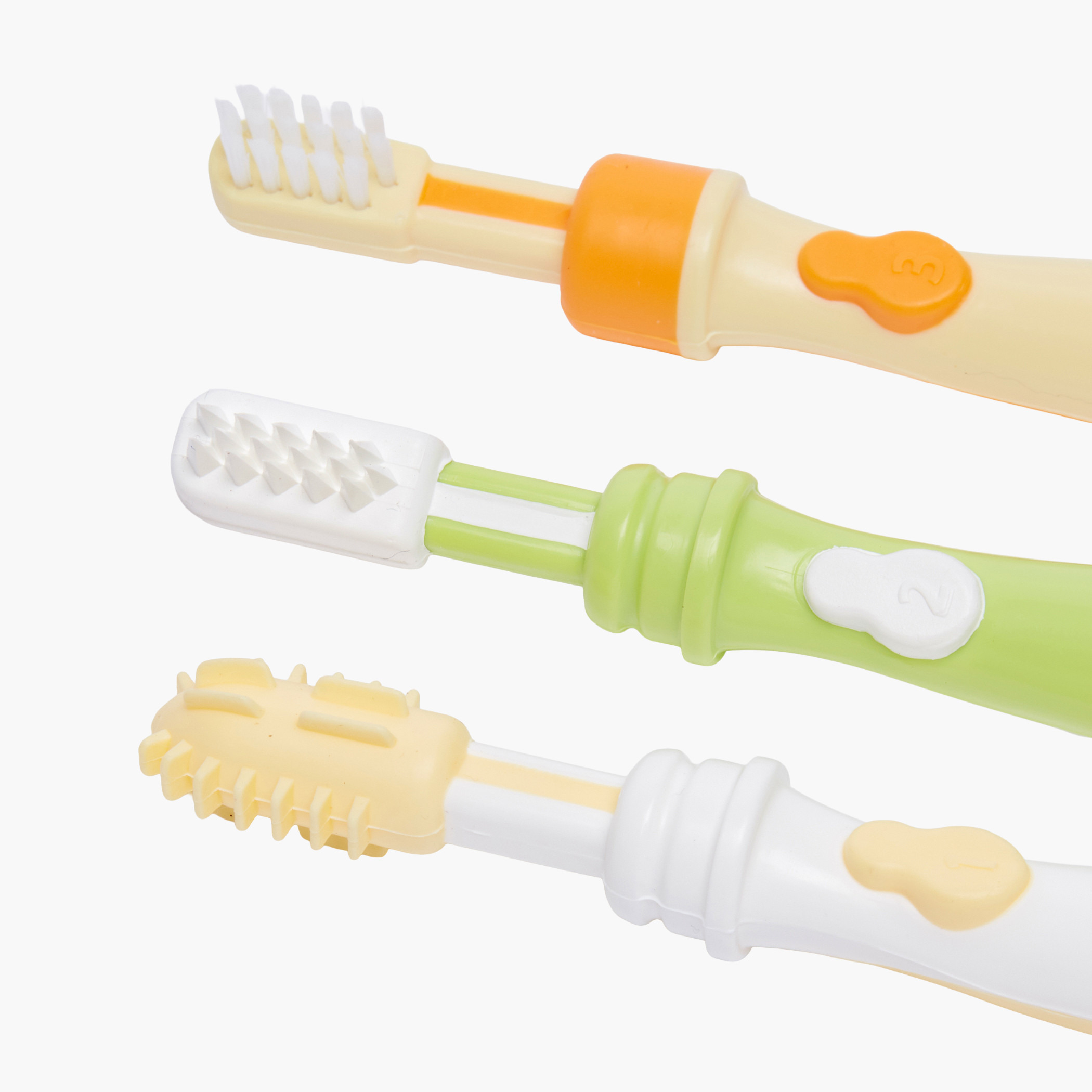 Pigeon Training 4-Piece Toothbrush Set-baby-bathandcare-oralcare-image-2