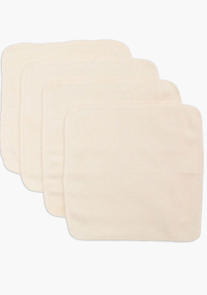 Lulujo Textured Face Cloth - Set of 4-Towels and Flannels-image-2