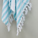 Lulujo Striped Turkish Towel with Tassels-Towels and Flannels-thumbnail-3