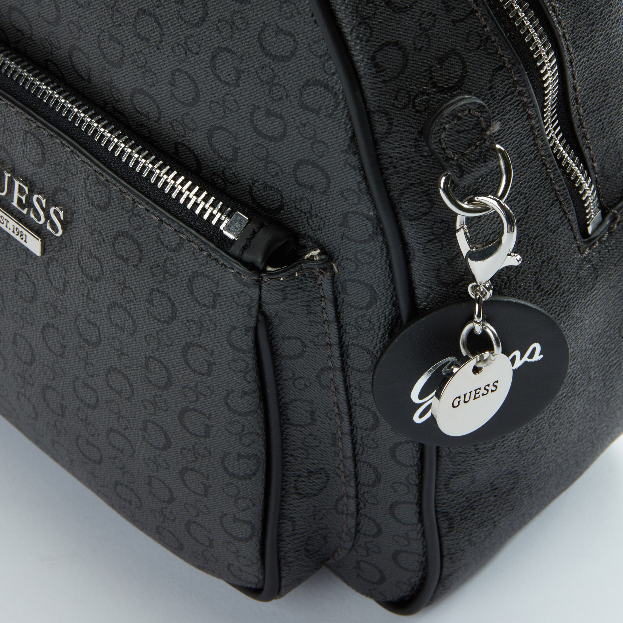 Guess backpack keychain best sale