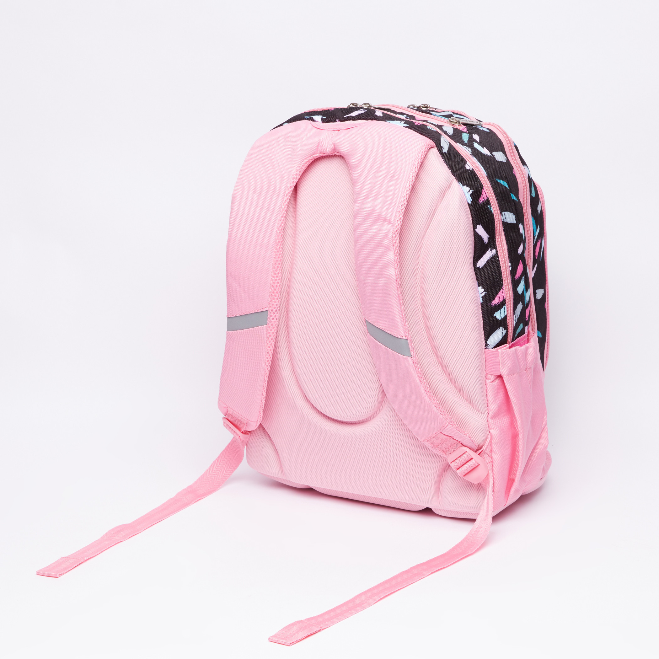 Printed Backpack with Zip Closure-school-bagsandbackpacks-backpacks-image-2