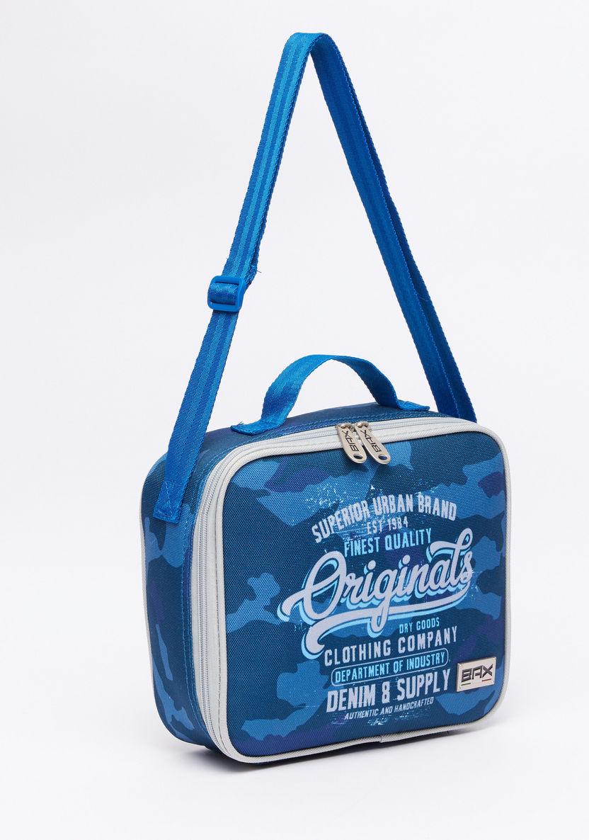 Printed Lunch Bag with Zip Closure-Lunch Bags-image-1