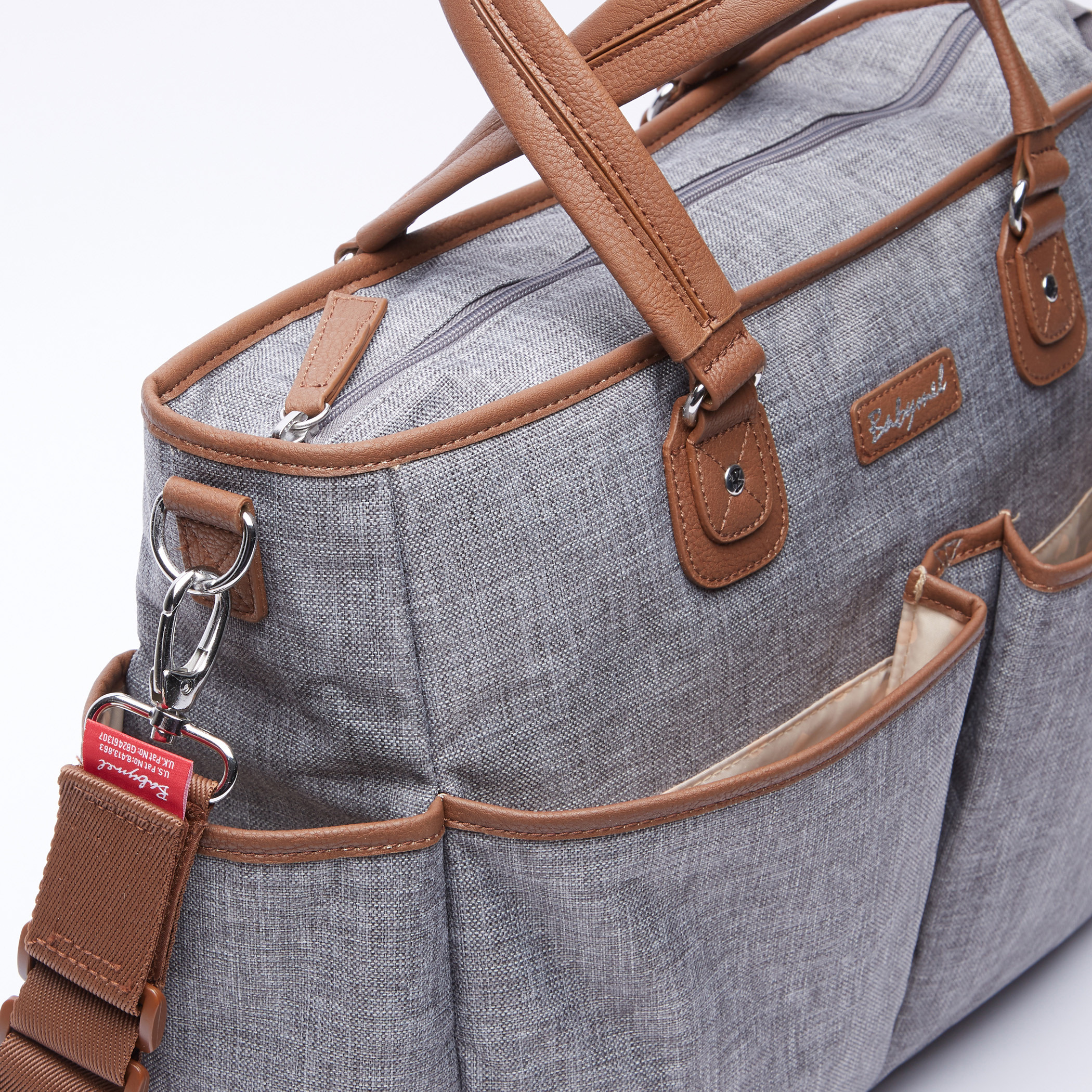 Babymel Bella Nursery Bag with Twin Handles and Zip Closure-baby-gear-diaperbags-image-4