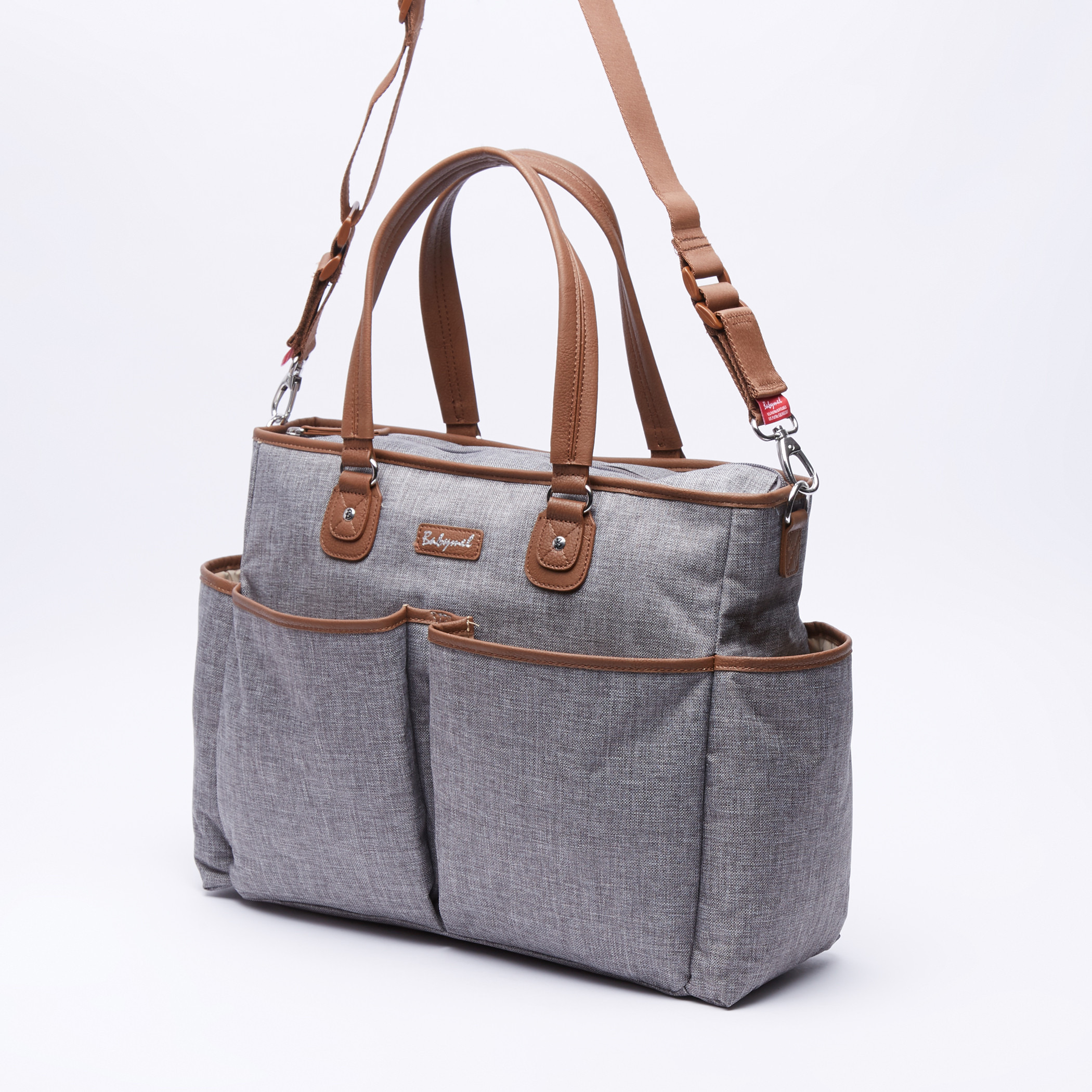 Babymel Bella Nursery Bag with Twin Handles and Zip Closure-baby-gear-diaperbags-image-6